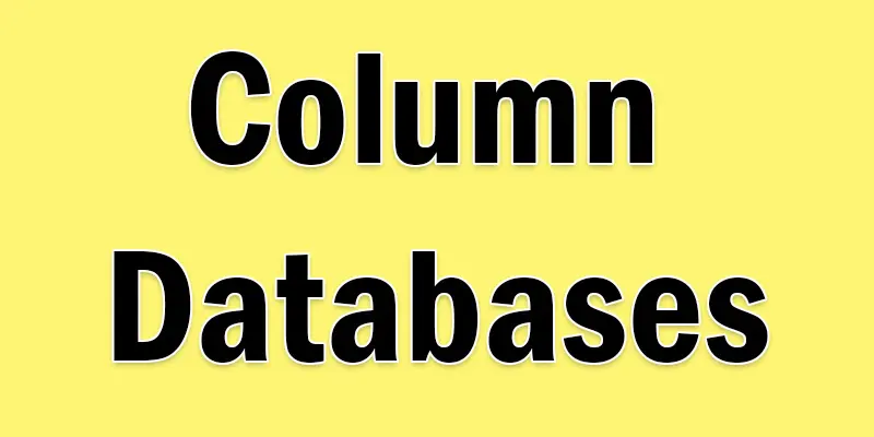 column databases