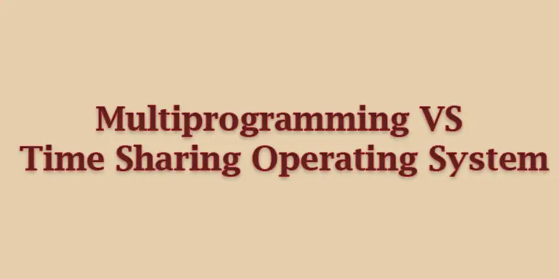 multiprogramming
