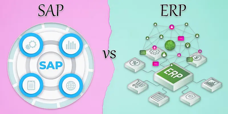 sap vs erp